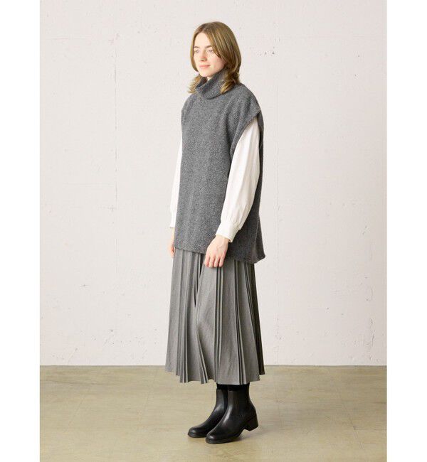 MidiUmi「MidiUmi パイルドローイングベスト」|ベスト・ジレ|