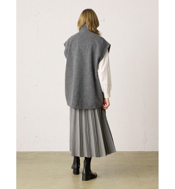 MidiUmi「MidiUmi パイルドローイングベスト」|ベスト・ジレ|