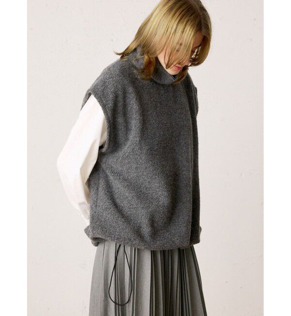 MidiUmi「MidiUmi パイルドローイングベスト」|ベスト・ジレ|