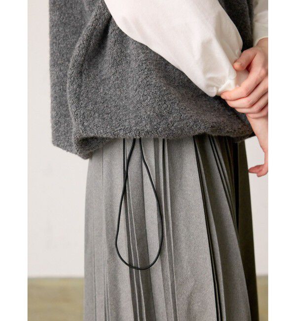 MidiUmi「MidiUmi パイルドローイングベスト」|ベスト・ジレ|