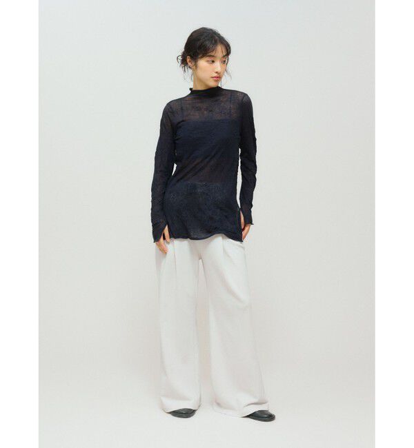 MIDIUMISOLID「MIDIUMISOLID for Ladies スウェットタックフレアパンツ」|その他|