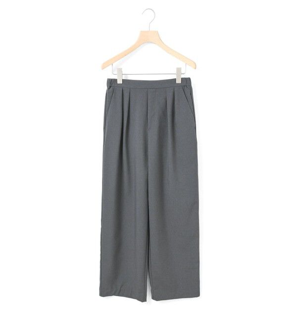 MidiUmi「MidiUmi ワイドスラックスパンツ」|その他|チャコールグレー