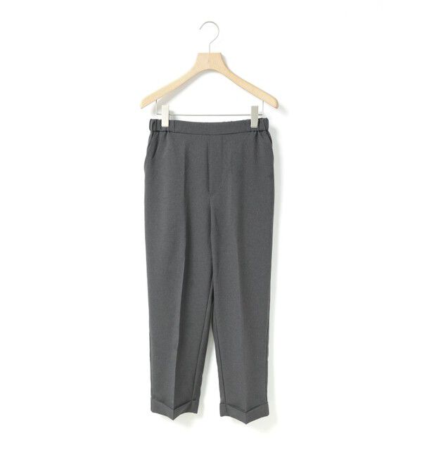 MidiUmi「MidiUmi センタープレスストレートパンツ」|その他|チャコールグレー