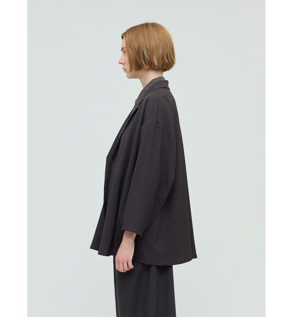 mizuiro ind「mizuiro ind テーラードシャツジャケット」|テーラードジャケット|