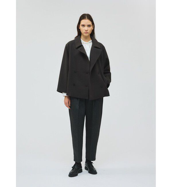 mizuiro ind「mizuiro ind センタープレスワイドパンツ」|その他|