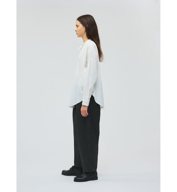 mizuiro ind「mizuiro ind センタープレスワイドパンツ」|その他|