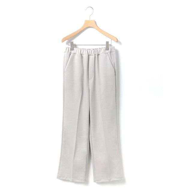 MidiUmi「MidiUmi スムースダブルニットセンタープレスパンツ」|その他|ライトグレー