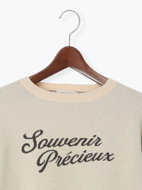 Te chichi TERRASSE「筆記体ロゴニット」|ニット・セーター|