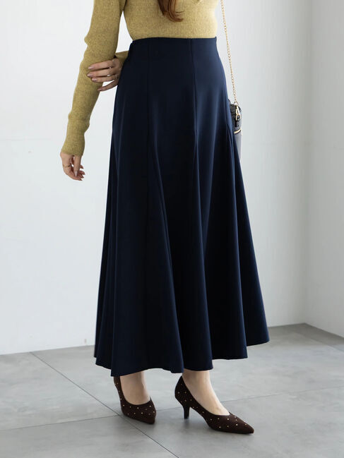 Te chichi「【宮本茉由着用】ボンディングフレアスカート」|スカート|