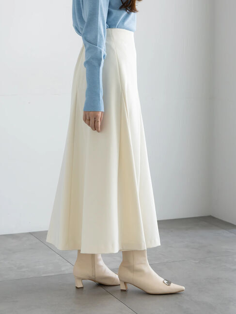 Te chichi「【宮本茉由着用】ボンディングフレアスカート」|スカート|