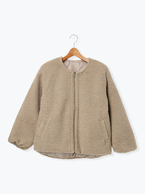 Lugnoncure「リバーシブルボアブルゾン」|ブルゾン・スタジャン|