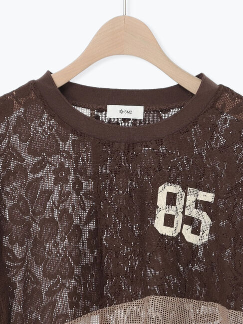 SM2「ナンバリングレースパッチワークTシャツ」|Tシャツ・カットソー|