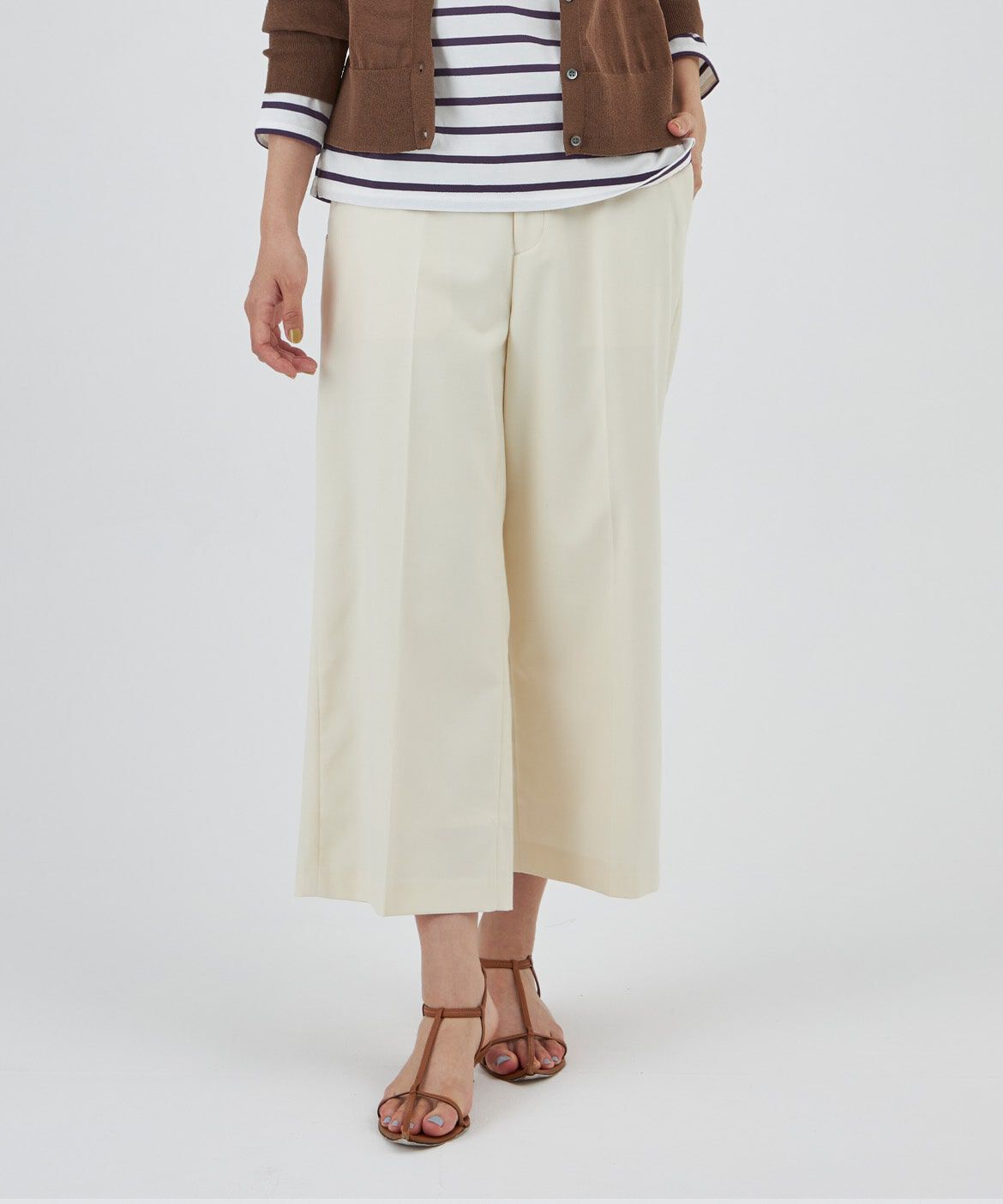 DAY by DAY it&rsquo;s international「ベーシックワイドクロップドパンツ」|その他|オフホワイト1