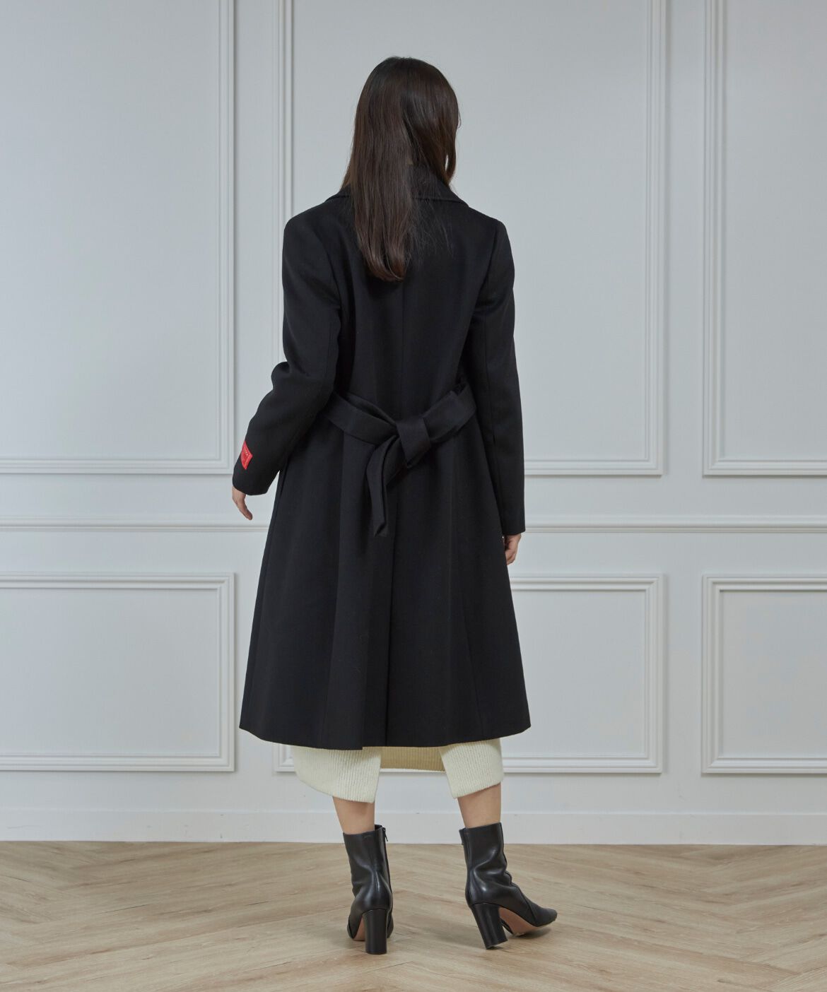 INED「圧縮スムースドッキングニットワンピース」|ワンピース|