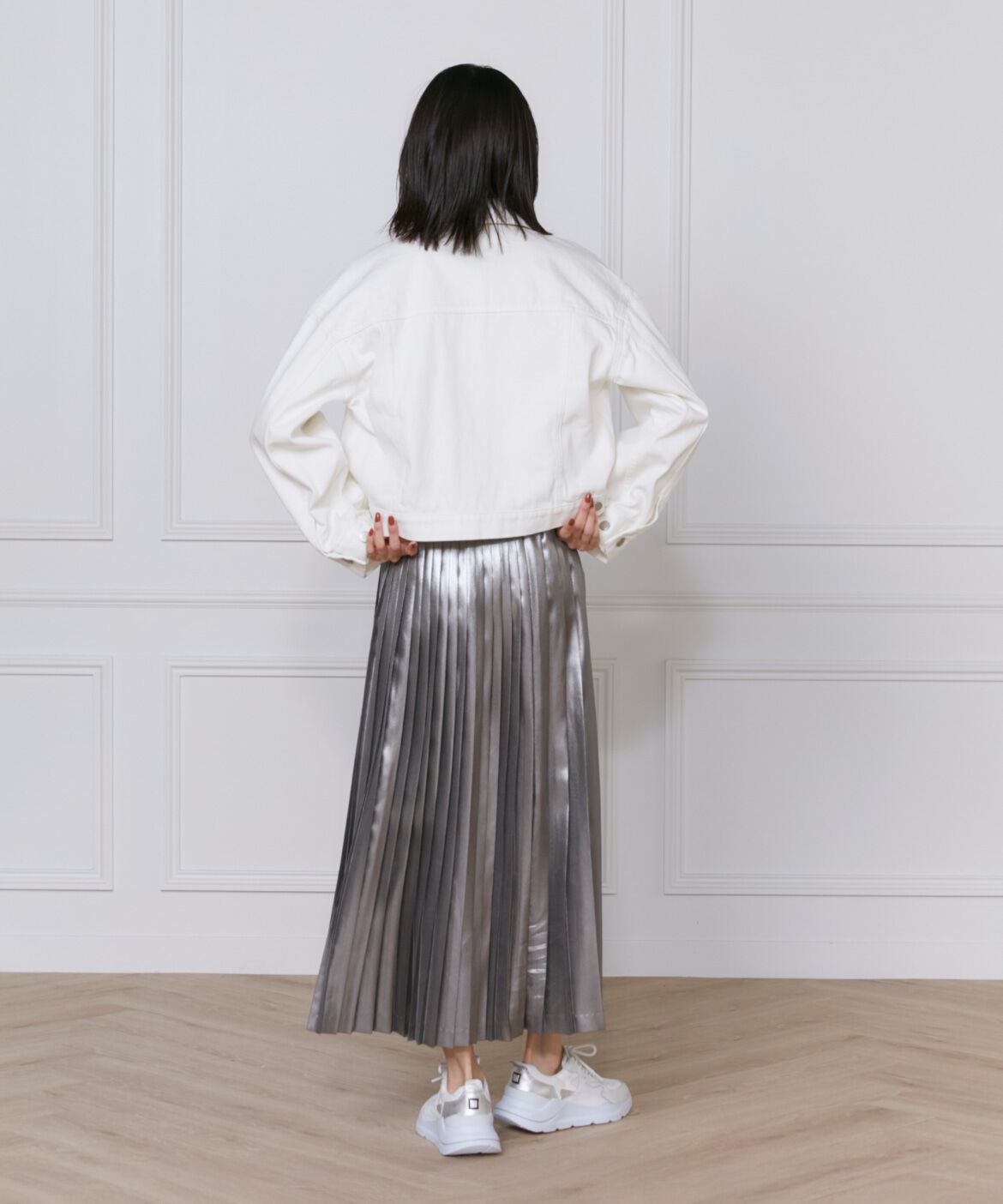 INED「《大きいサイズ》デニムジャケット」|デニムジャケット|