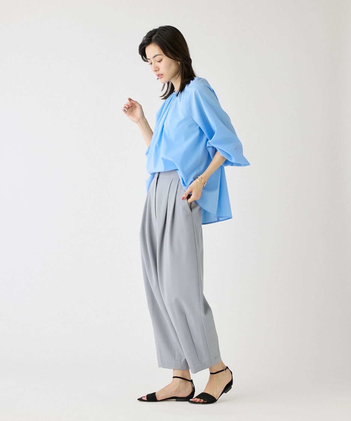 DAY by DAY it&rsquo;s international「ラグランギャザーブラウス」|シャツ・ブラウス|