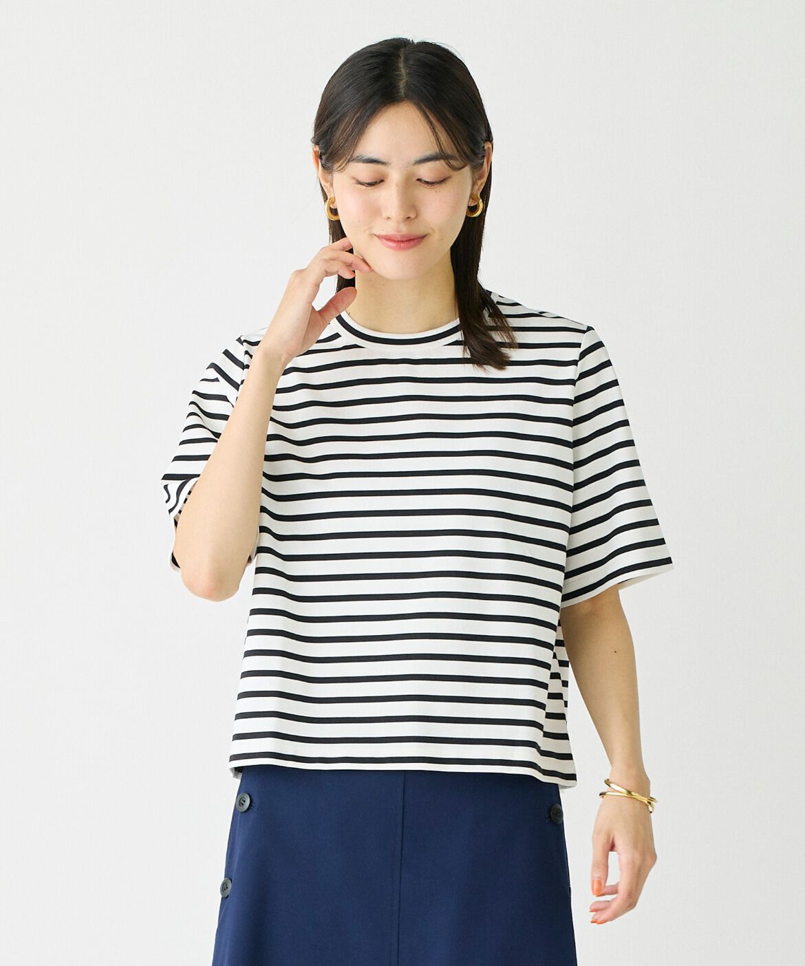 DAY by DAY it&rsquo;s international「コットン天竺半袖Tシャツ」|Tシャツ・カットソー|オフホワイト1