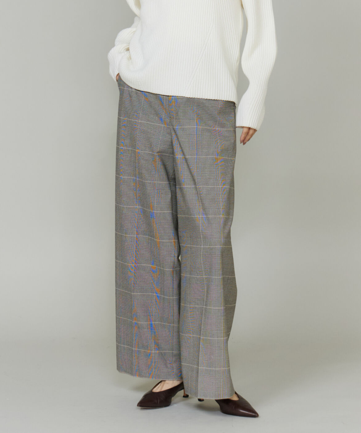 INED「セミワイドパンツ　」|その他|グレンチェッ 5