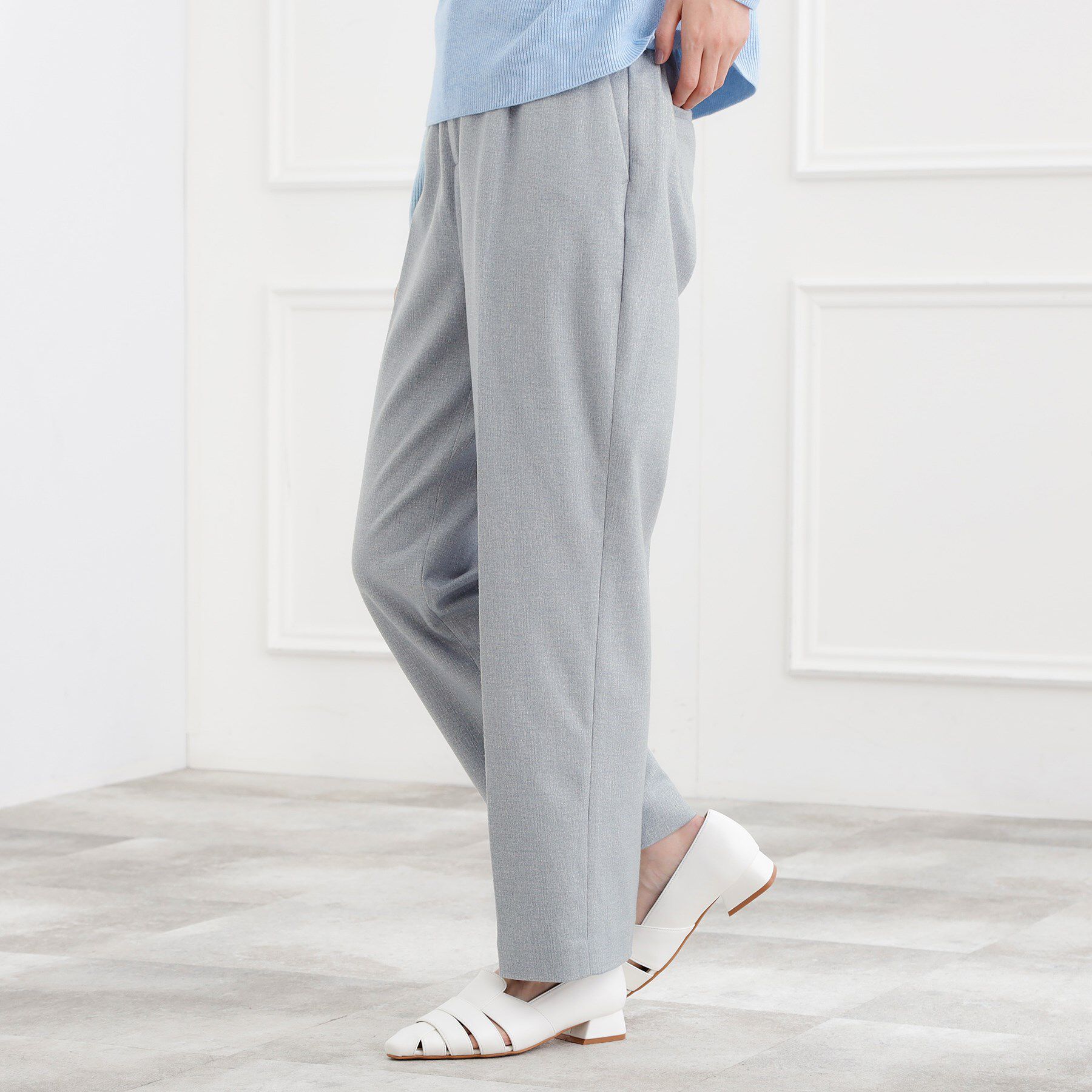 grove「【あったか起毛】きれいも暖かさも叶える、スーパーストレッチテーパードパンツ」|その他|