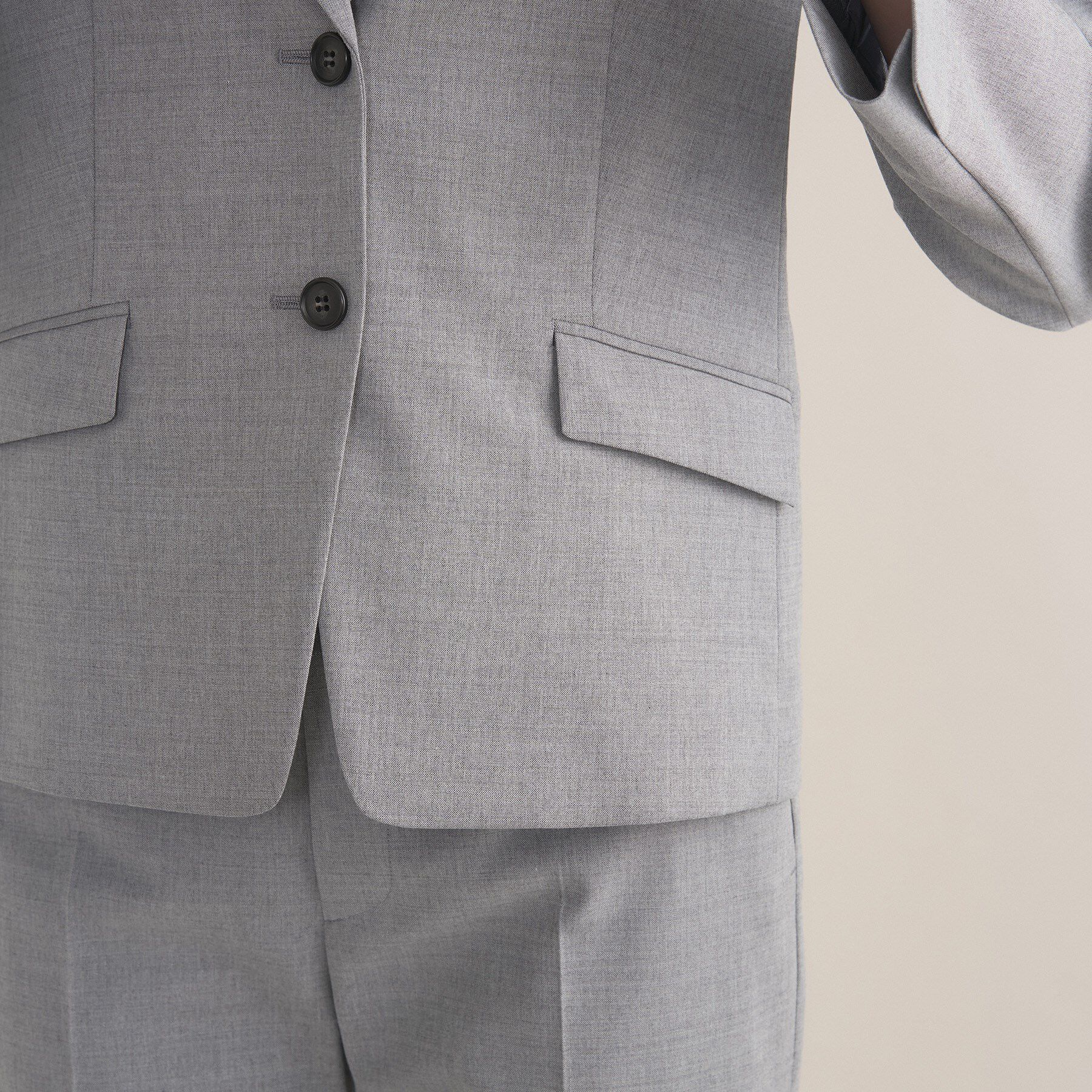 INDIVI「【ウール混／スーツ】テーラードカラージャケット」|スーツ|