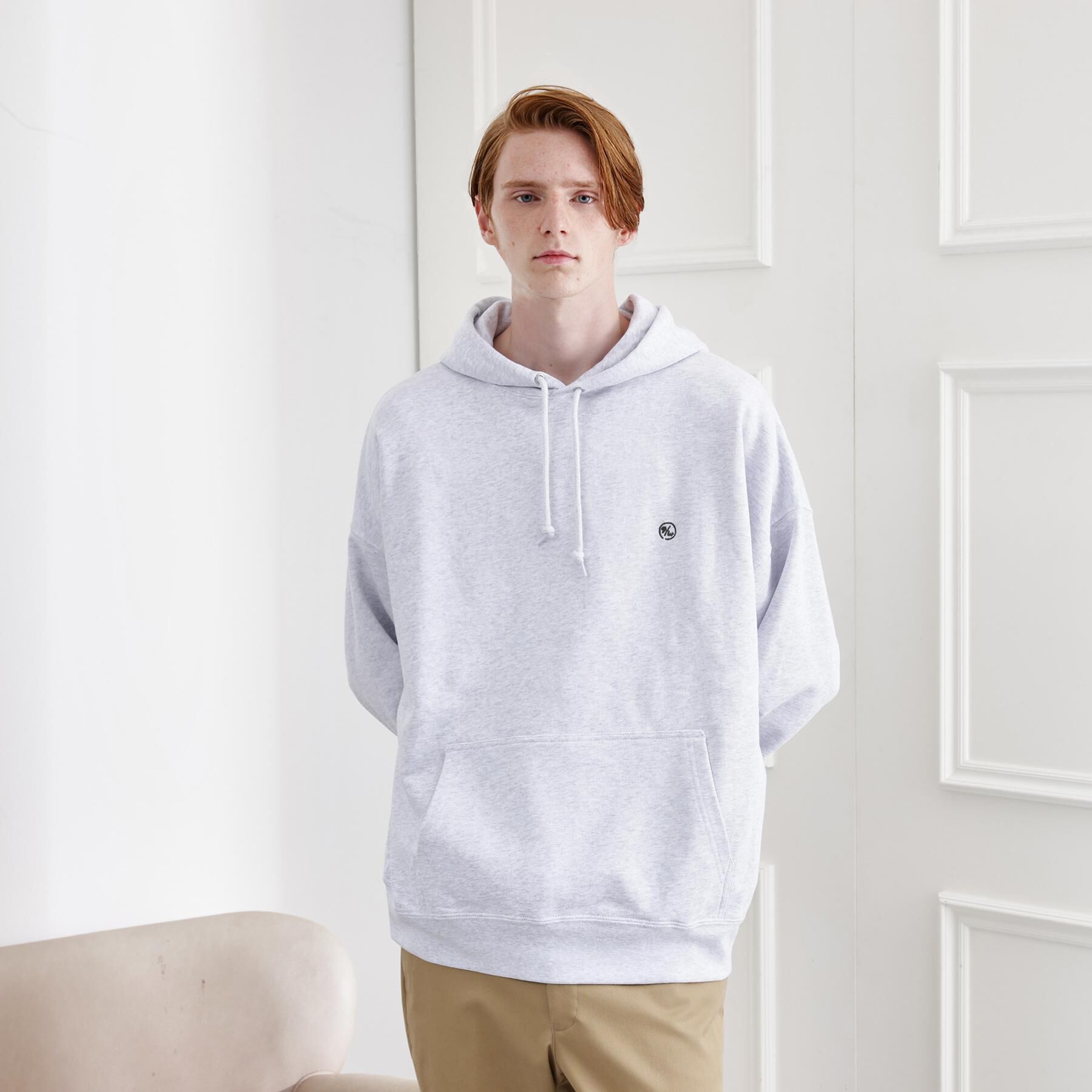 TAKEO KIKUCHI「【LIMITED】ワンポイント刺繍スウェットパーカー」|パーカー|ライトグレー(011