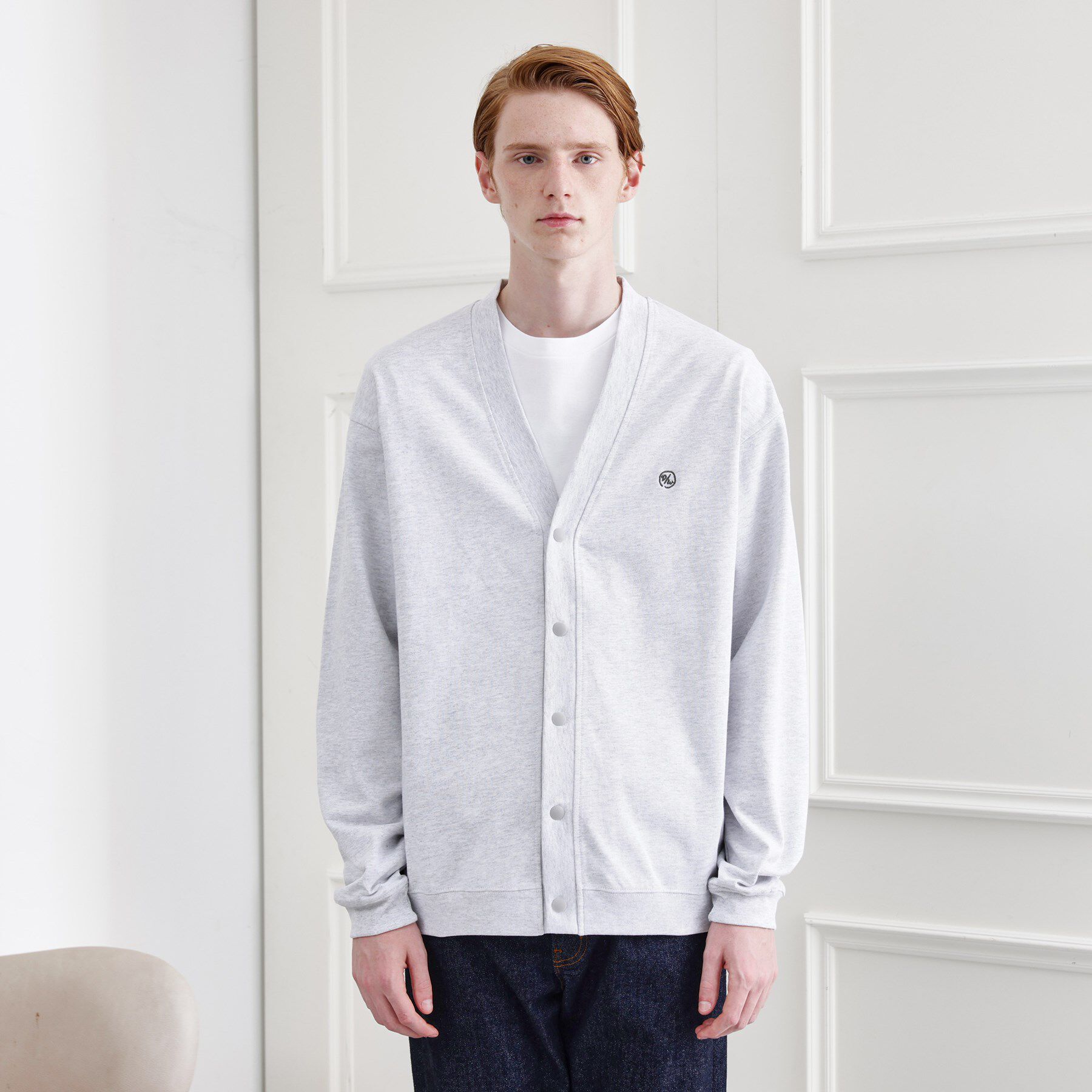 TAKEO KIKUCHI「【LIMITED】ワンポイント刺繍スウェットカーディガン」|カーディガン|