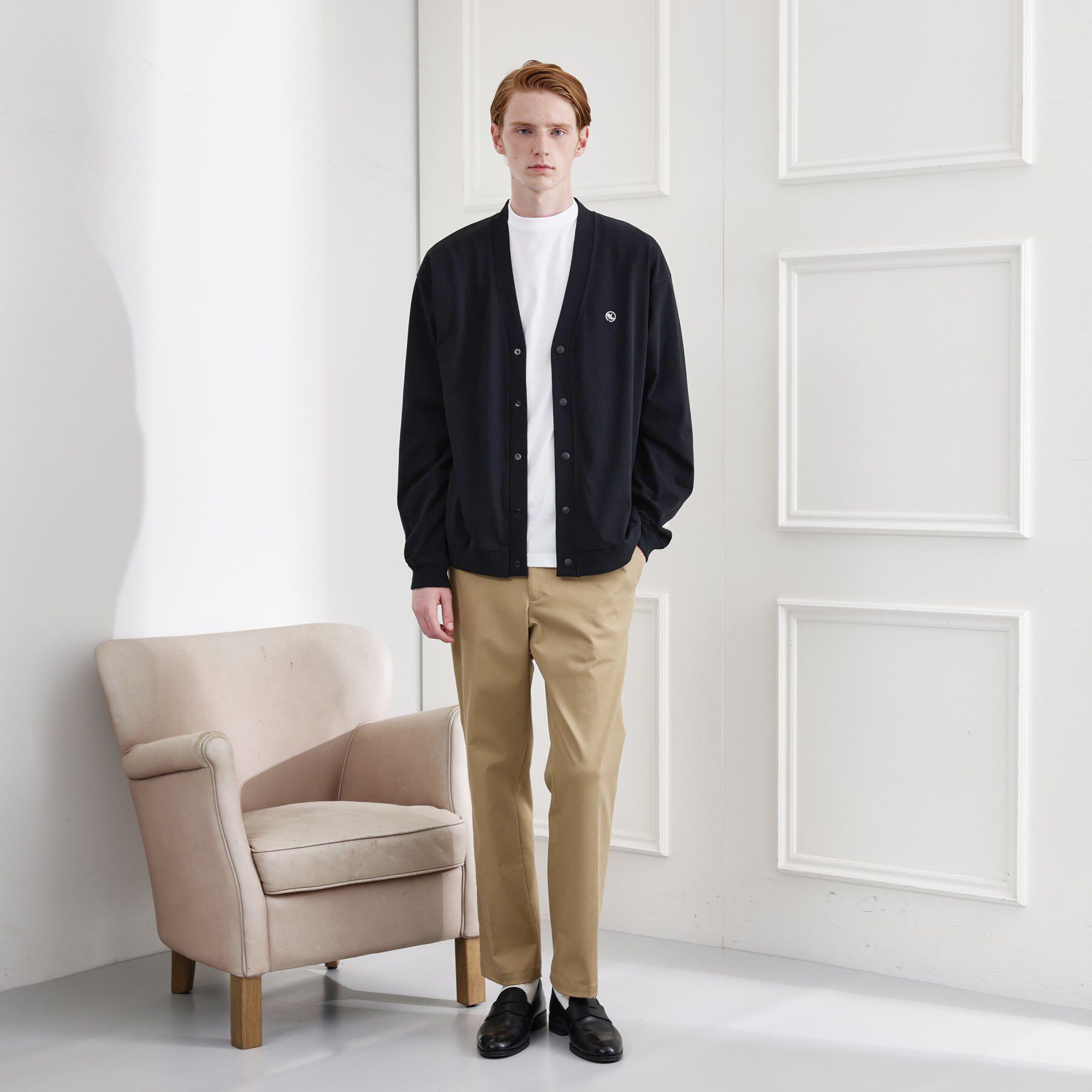 TAKEO KIKUCHI「【LIMITED】ワンポイント刺繍スウェットカーディガン」|カーディガン|