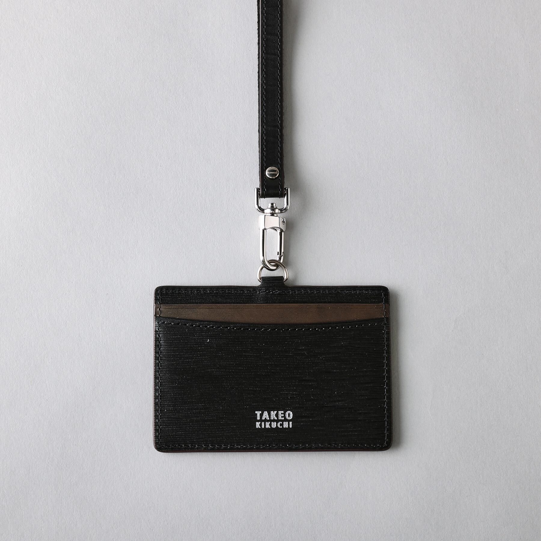TAKEO KIKUCHI「【リップル】ID＆カードケース」|名刺入れ・カードケース|ブラック(019)