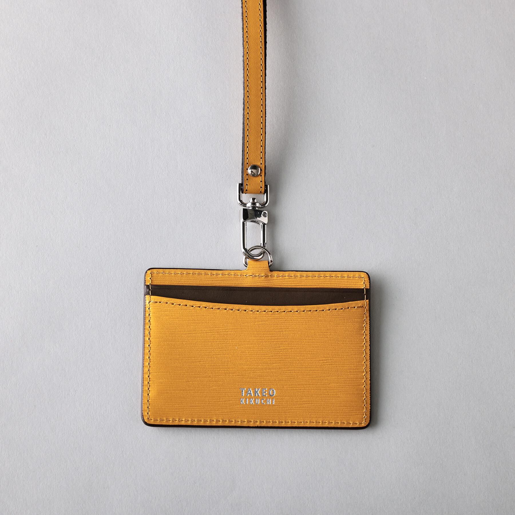 TAKEO KIKUCHI「【リップル】ID＆カードケース」|名刺入れ・カードケース|キャメルブラウン(0