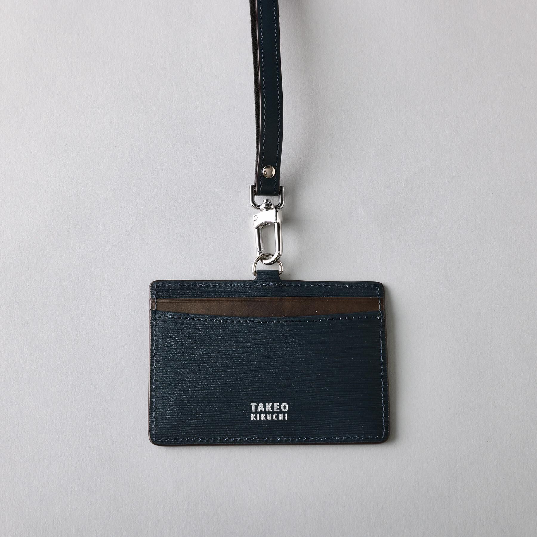 TAKEO KIKUCHI「【リップル】ID＆カードケース」|名刺入れ・カードケース|ネイビー(094)
