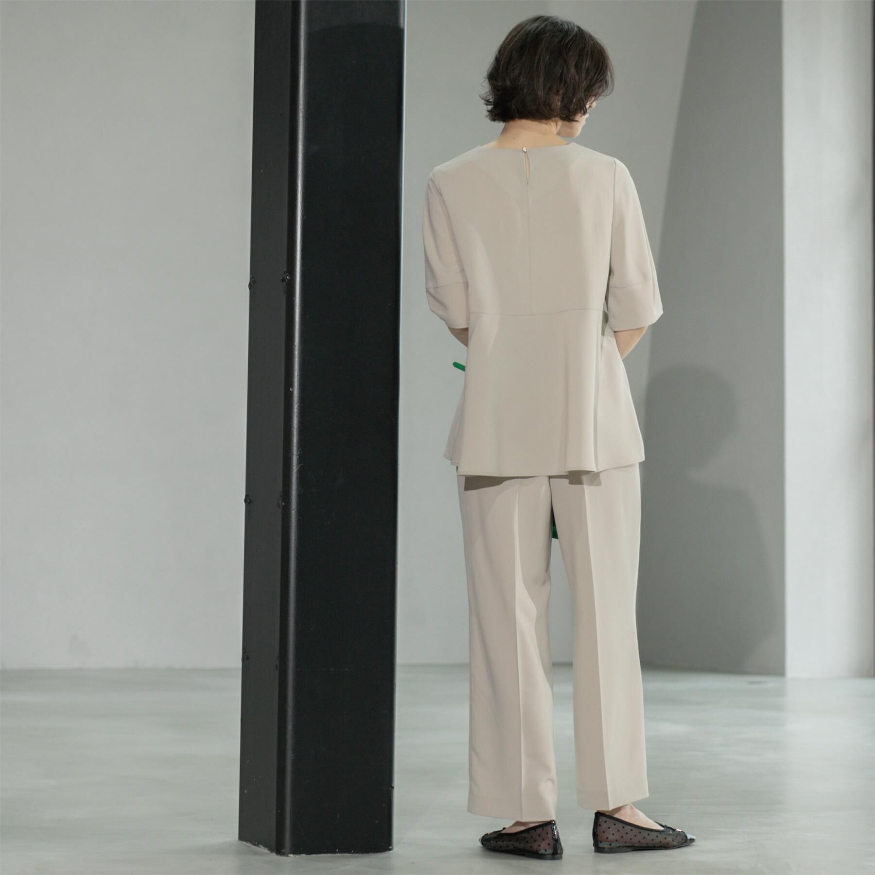 OPAQUE.CLIP「《6色展開/丈が選べる》美脚イージーワイドパンツ/セットアップ対応【ストレッチ/洗濯機洗い可/防シワ」|その他|