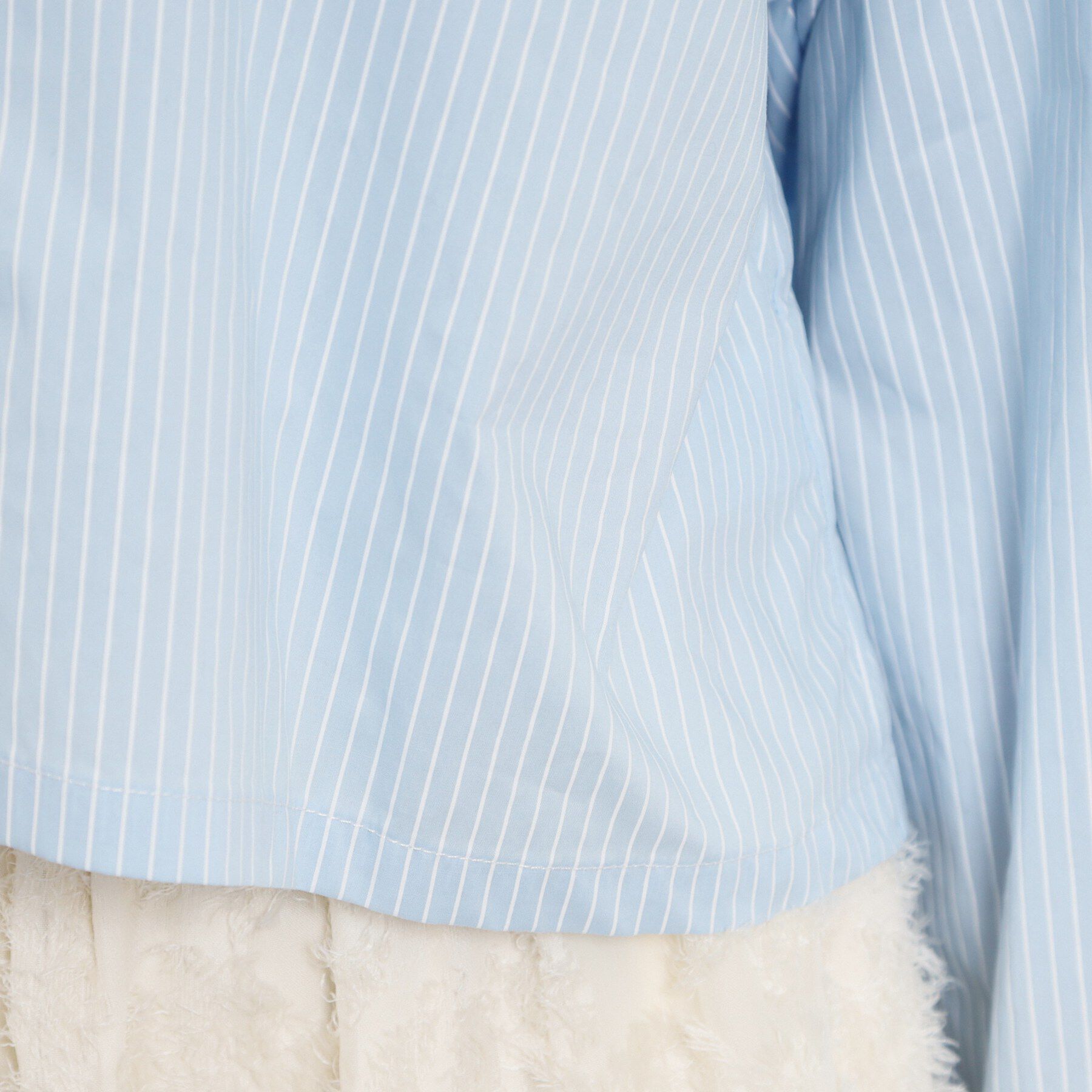 Couture broach「配色ストライプショートシャツ」|シャツ・ブラウス|