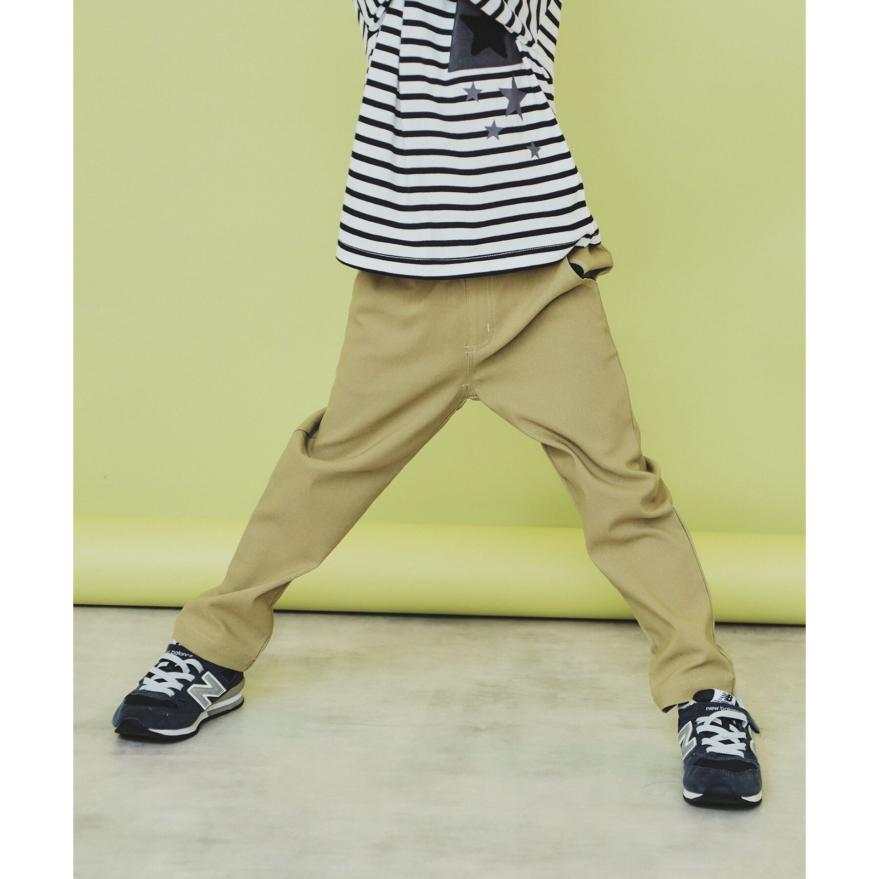 THE SHOP TK「【100-160】のびーるストレートパンツ/洗濯機OK」|その他|