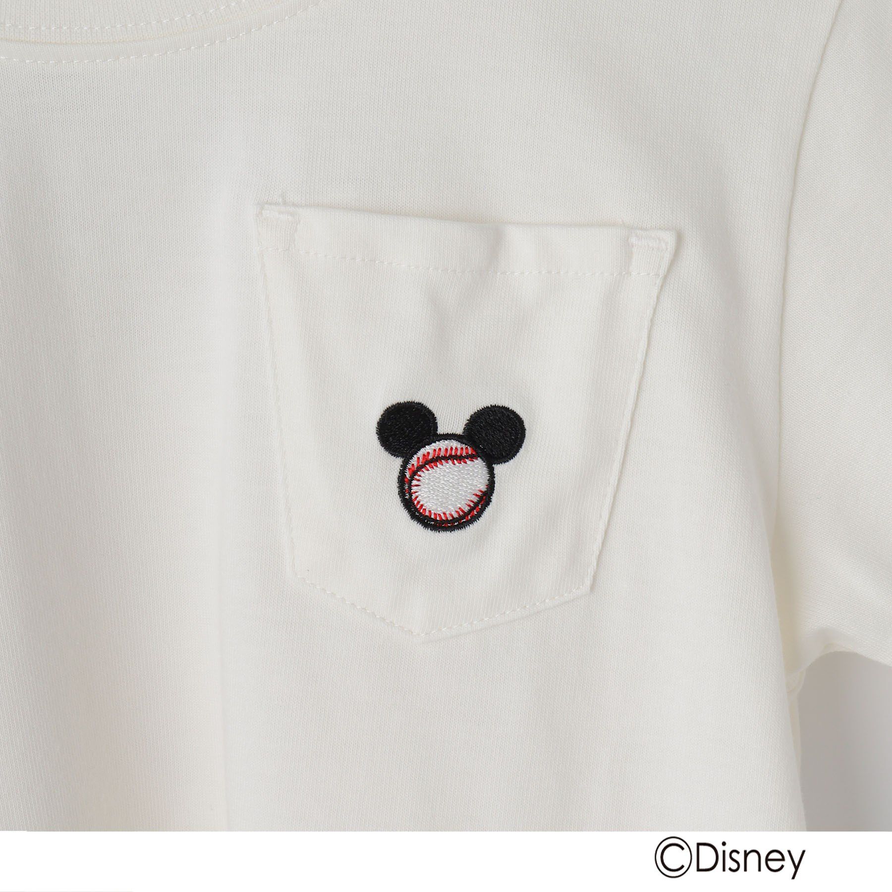 THE SHOP TK「disney/【110-150】ミッキーマウス＆ミニーマウス ベースボールTシャツ」|Tシャツ・カットソー|