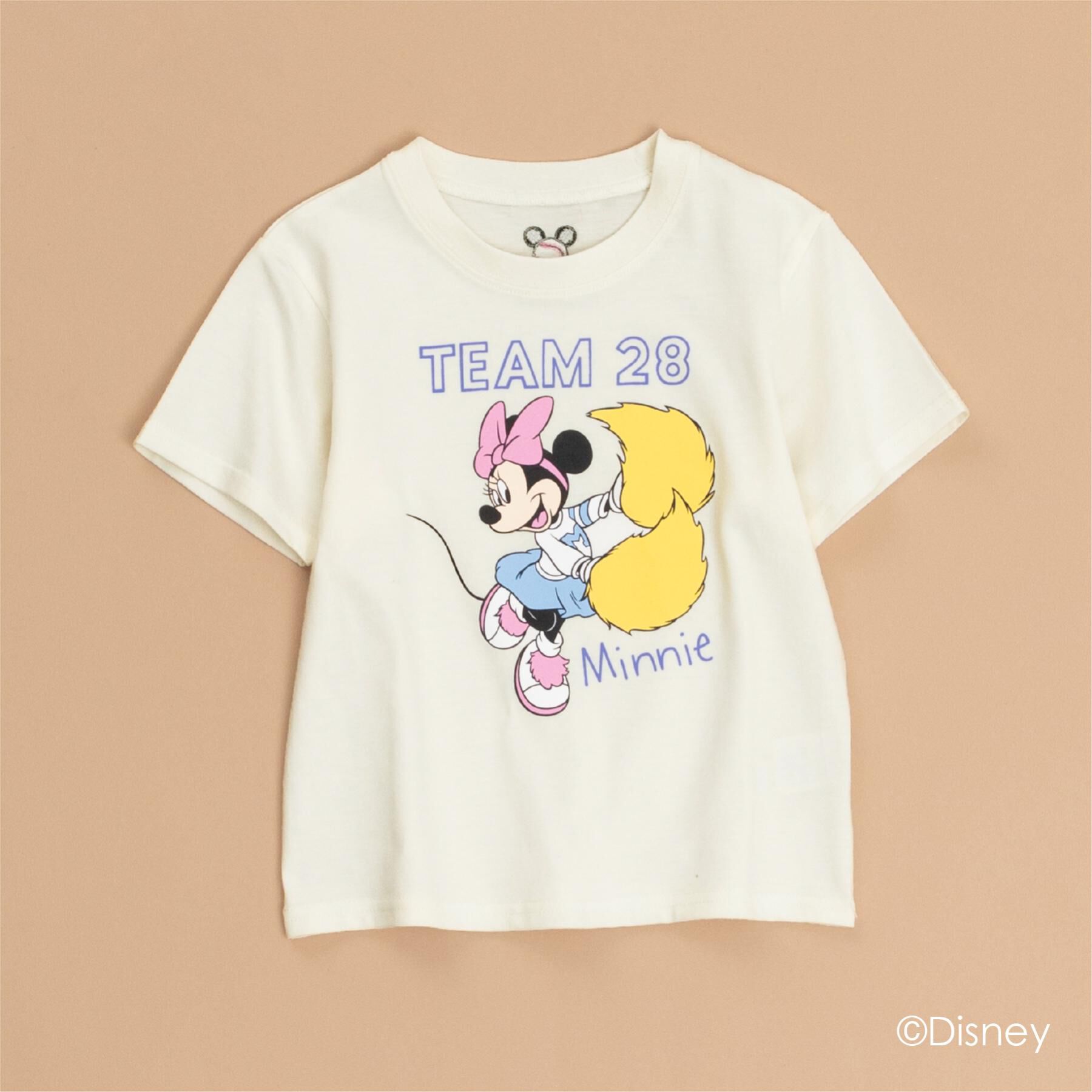 THE SHOP TK「disney/【110-150】ミッキーマウス＆ミニーマウス ベースボールTシャツ」|Tシャツ・カットソー|オフホワイト(103