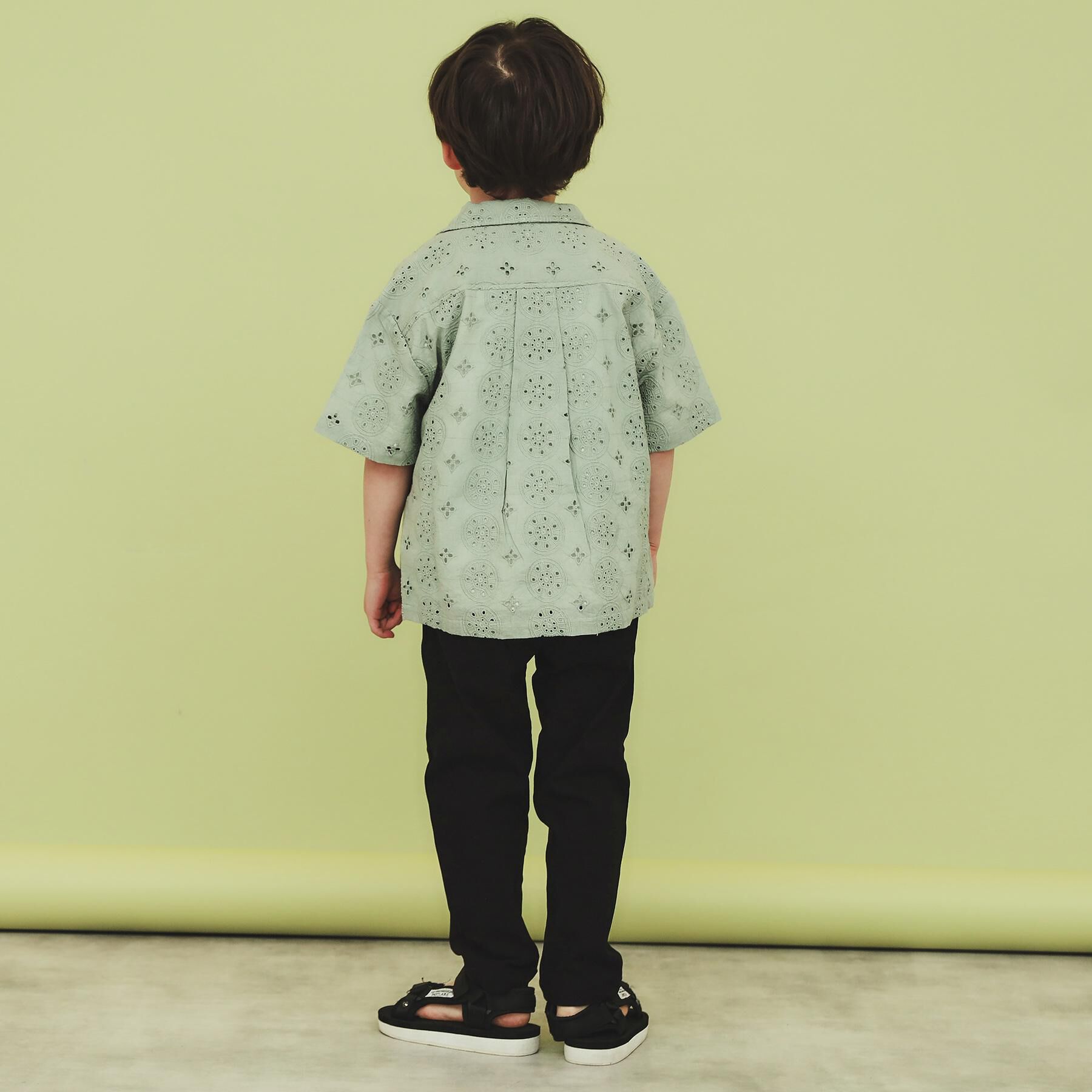 THE SHOP TK「【120-150】刺繍オープンカラーシャツSS」|シャツ・ブラウス|