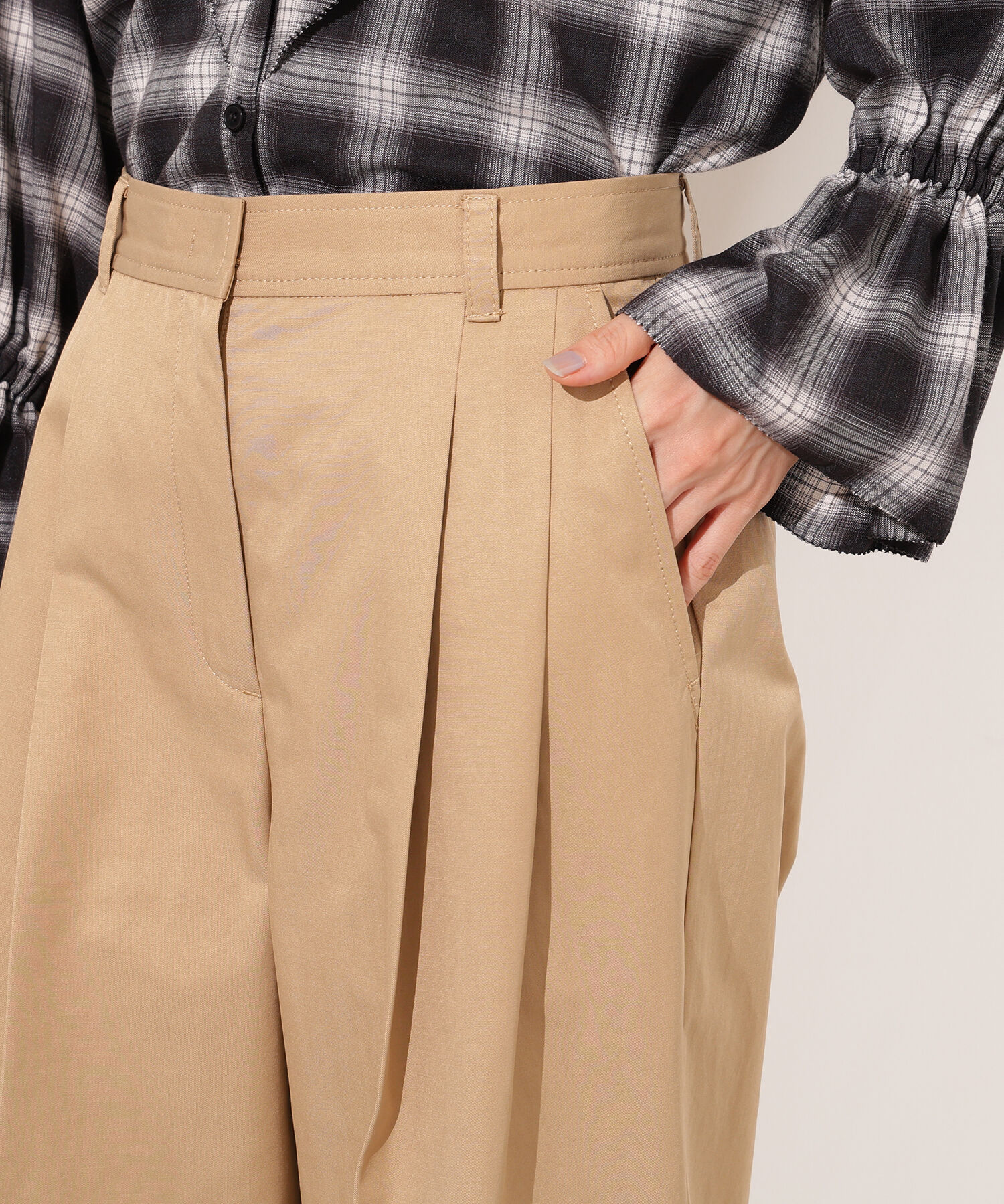  「ツータックツイルパンツ」|その他|