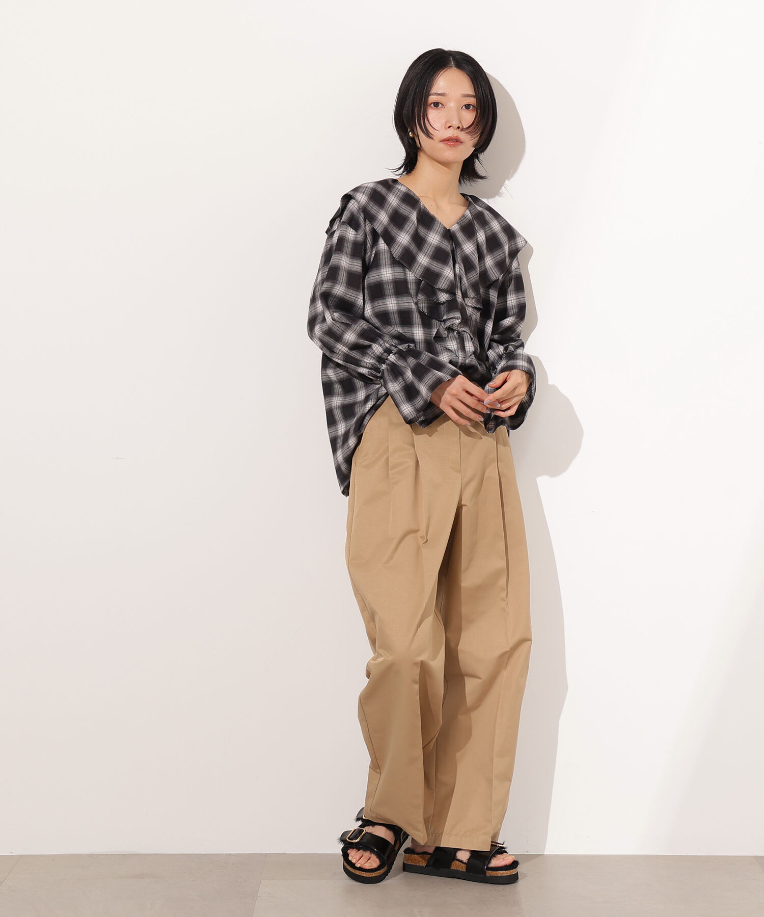  「ツータックツイルパンツ」|その他|