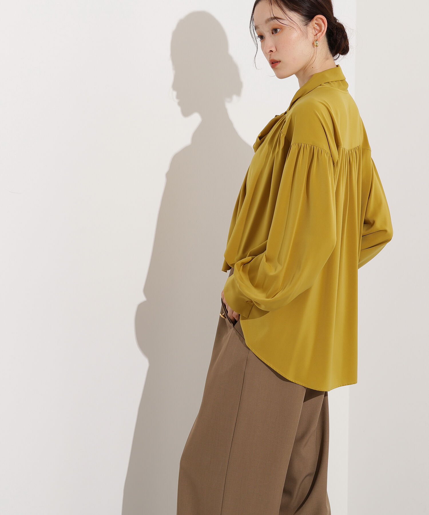  「ヴィンテージサテンボウブラウス」|シャツ・ブラウス|