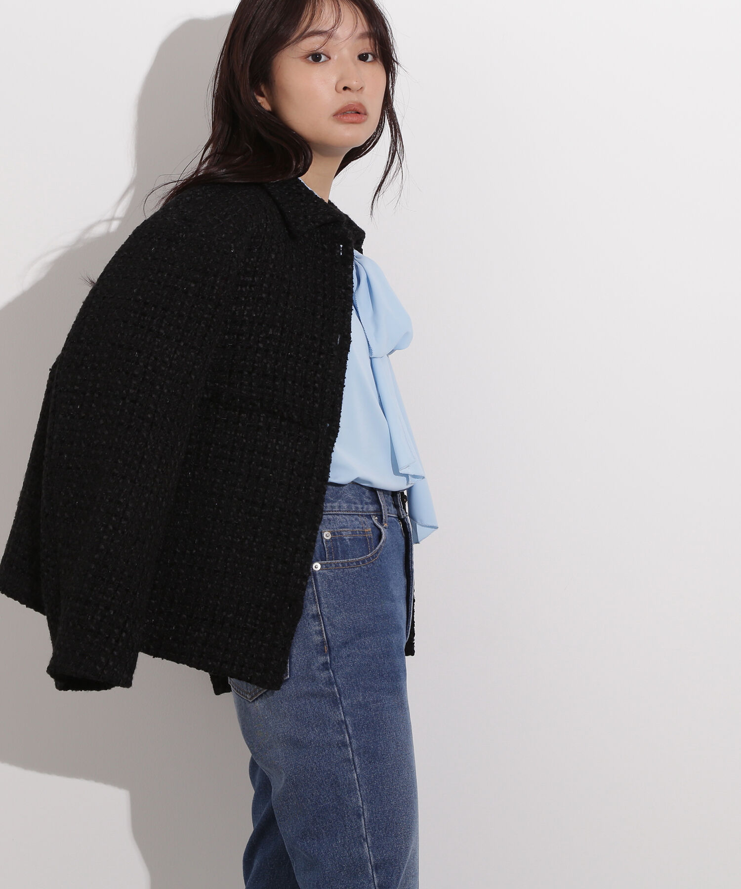  「ヴィンテージサテンボウブラウス」|シャツ・ブラウス|