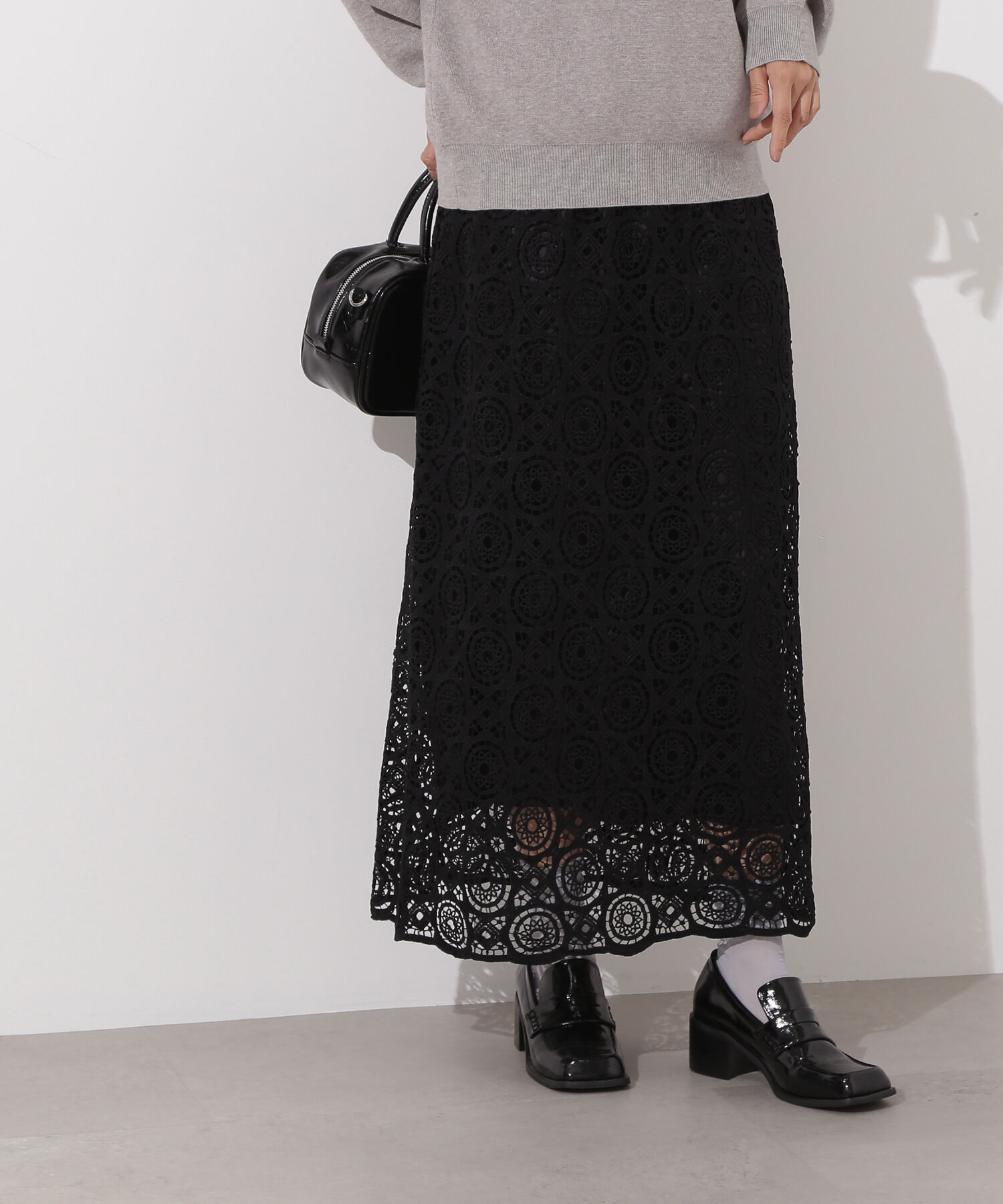  「ヴィンテージライクレーススカート」|スカート|