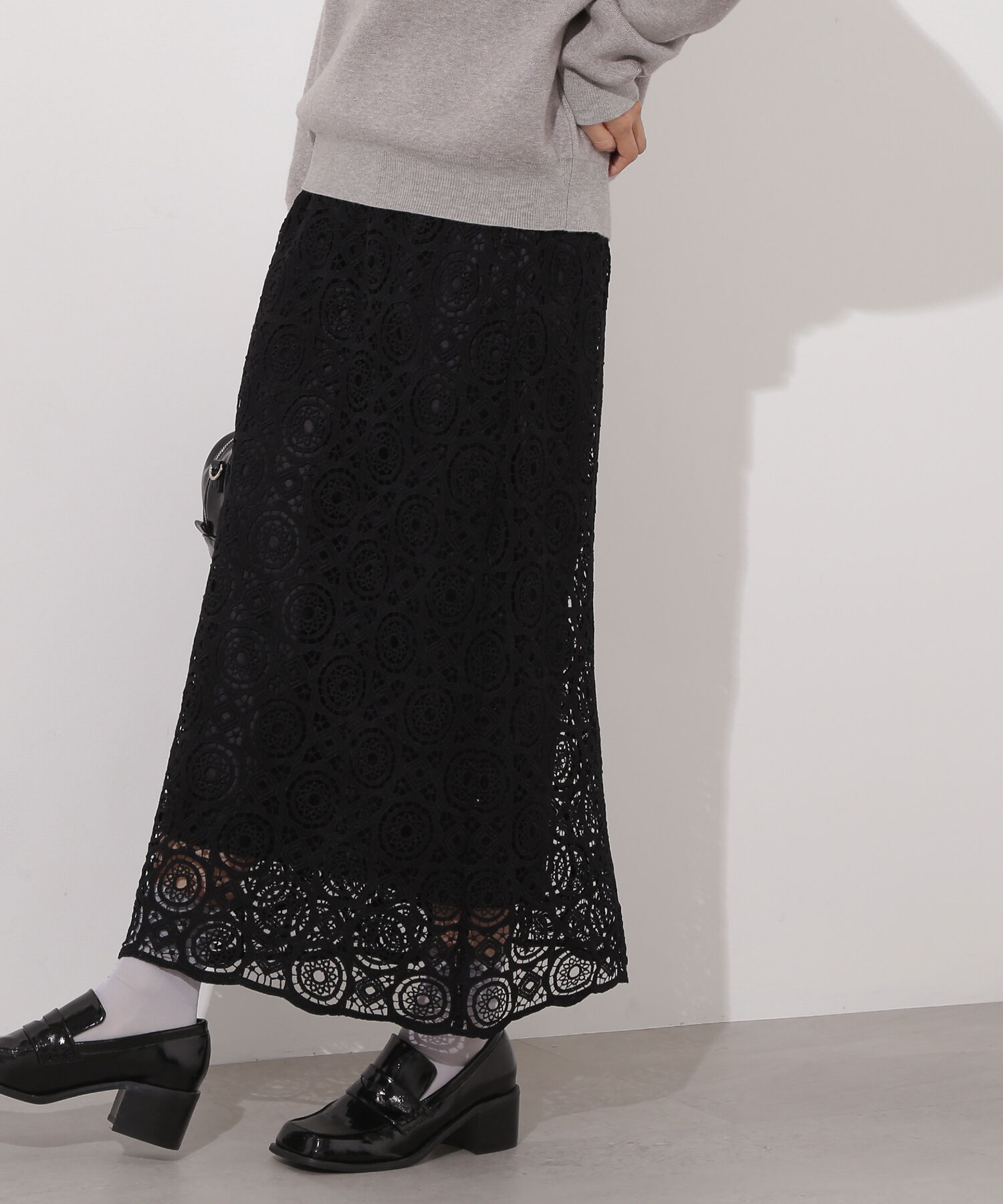  「ヴィンテージライクレーススカート」|スカート|