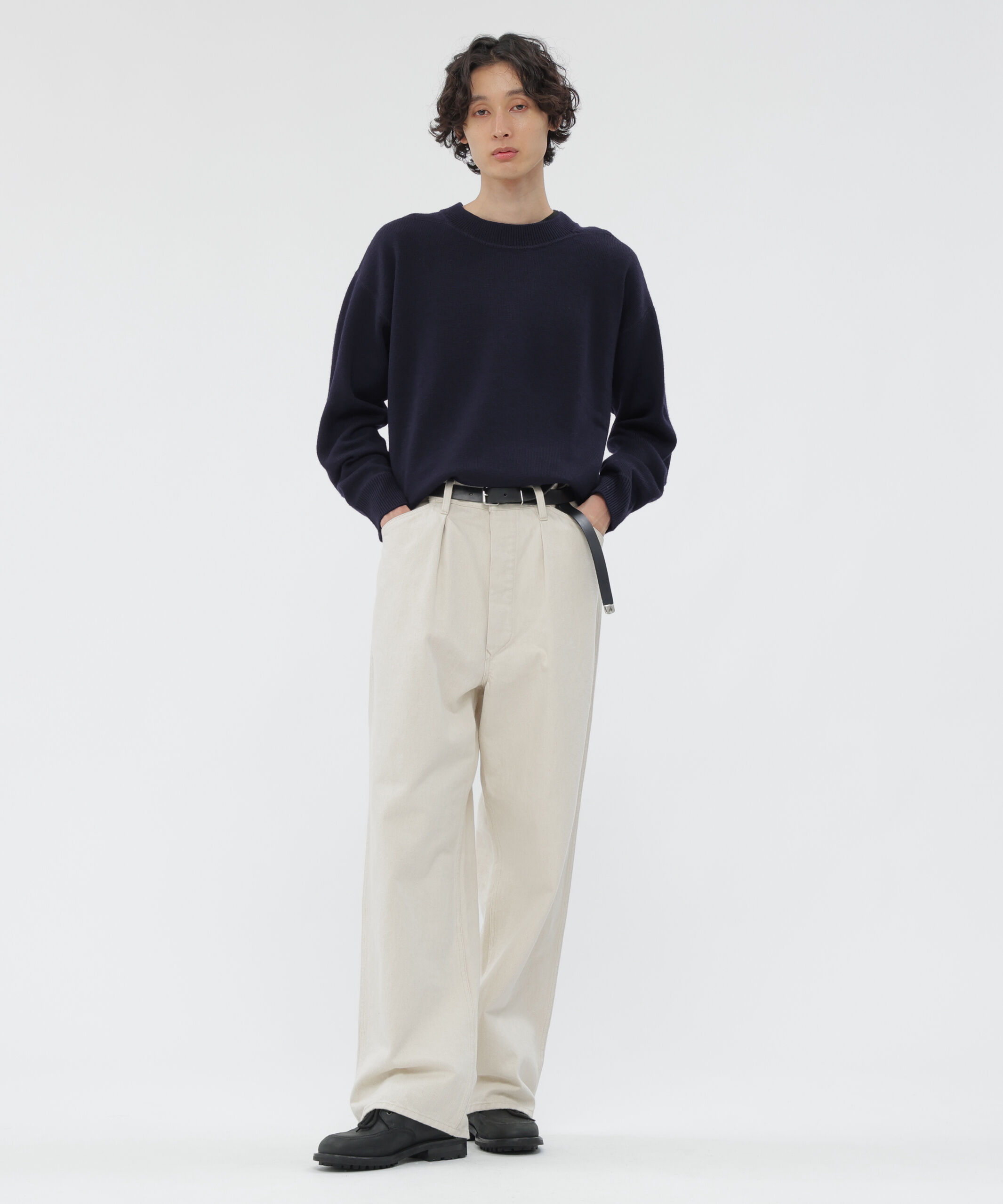 MHL.「WASHABLE PLAIN WOOL KNITWEAR」|ニット・セーター|