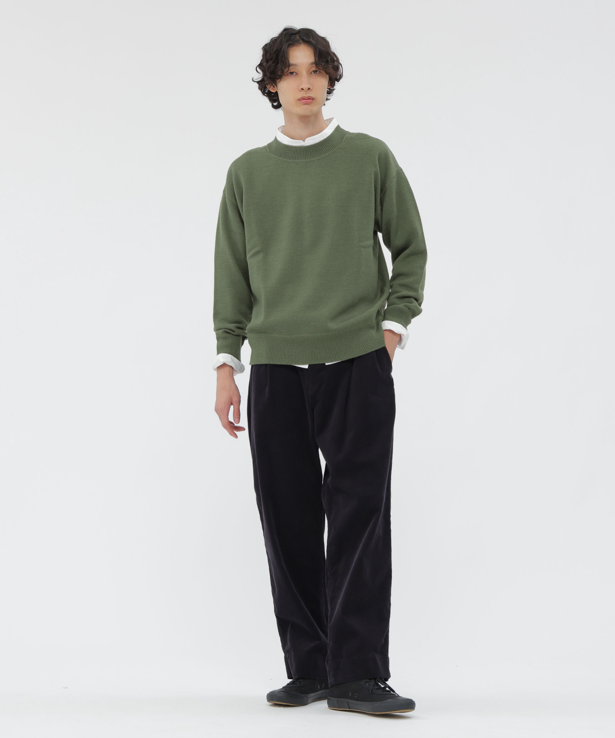 MHL.「WASHABLE PLAIN WOOL KNITWEAR」|ニット・セーター|