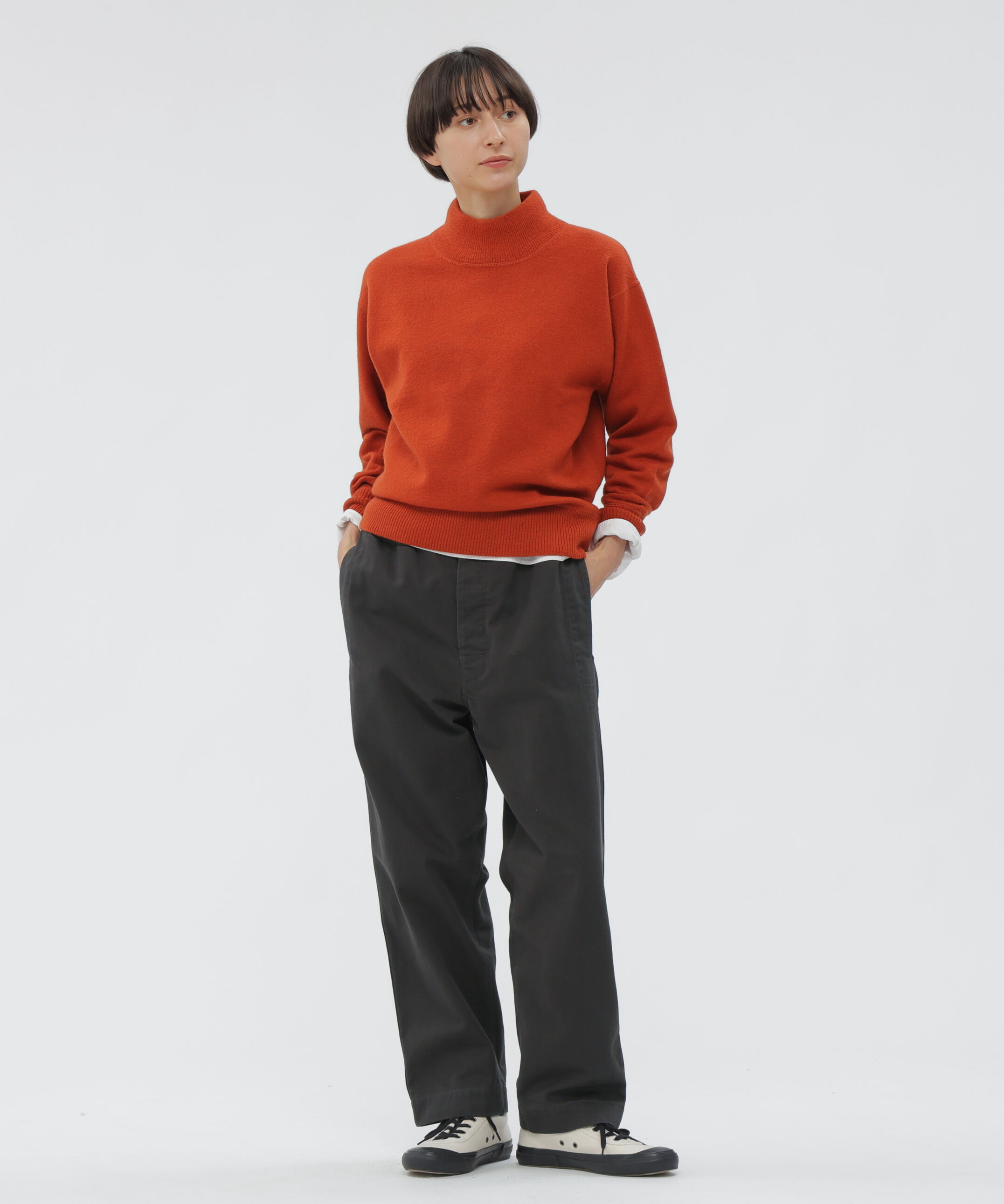 MHL.「ORGANIC COTTON SATEEN TROUSERS」|その他|DARK CHARCOAL4