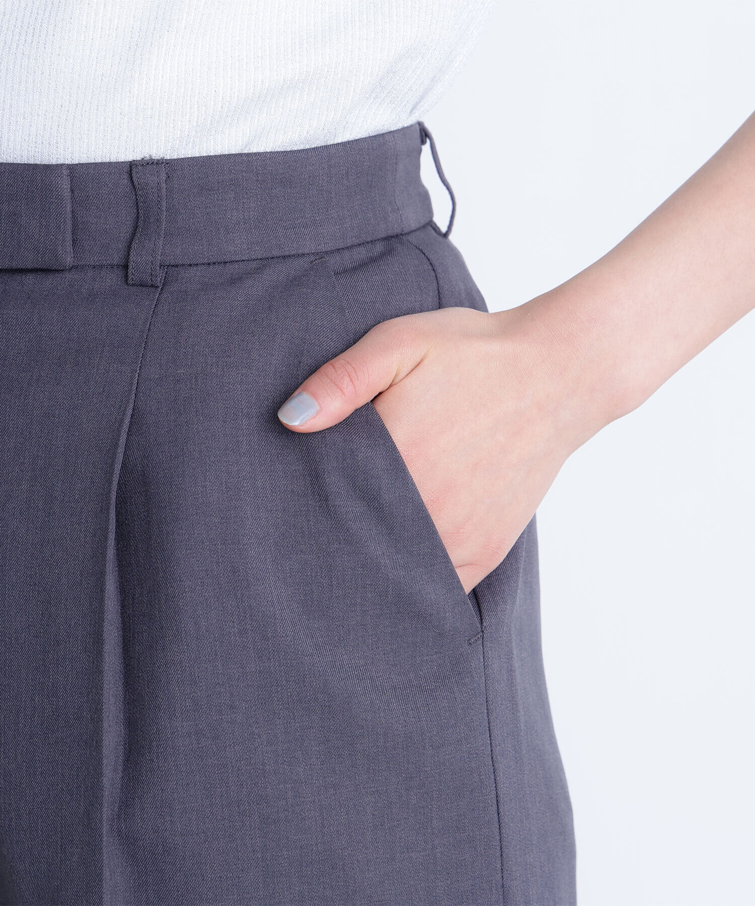  「パウダリーツイルセットアップシリーズ　ワイドストレートパンツ」|その他|