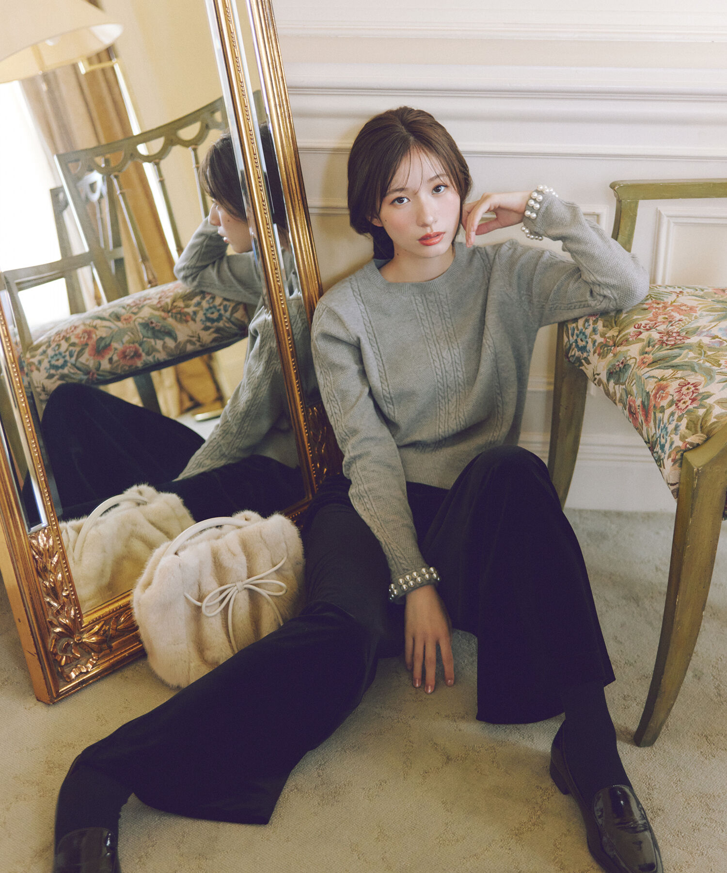  「ベロアイージーパンツ」|その他|