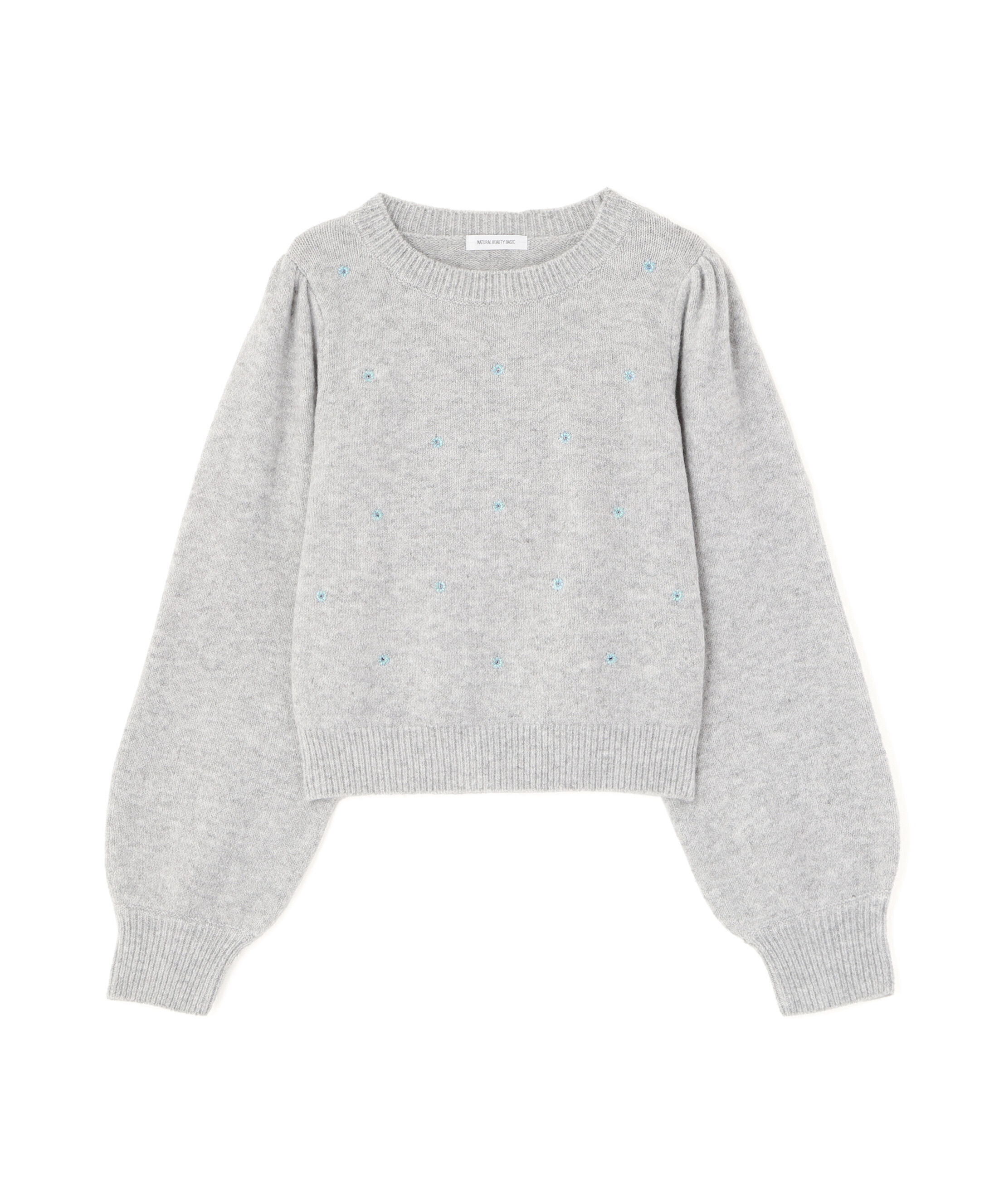  「フラワー刺繍ニット」|ニット・セーター|