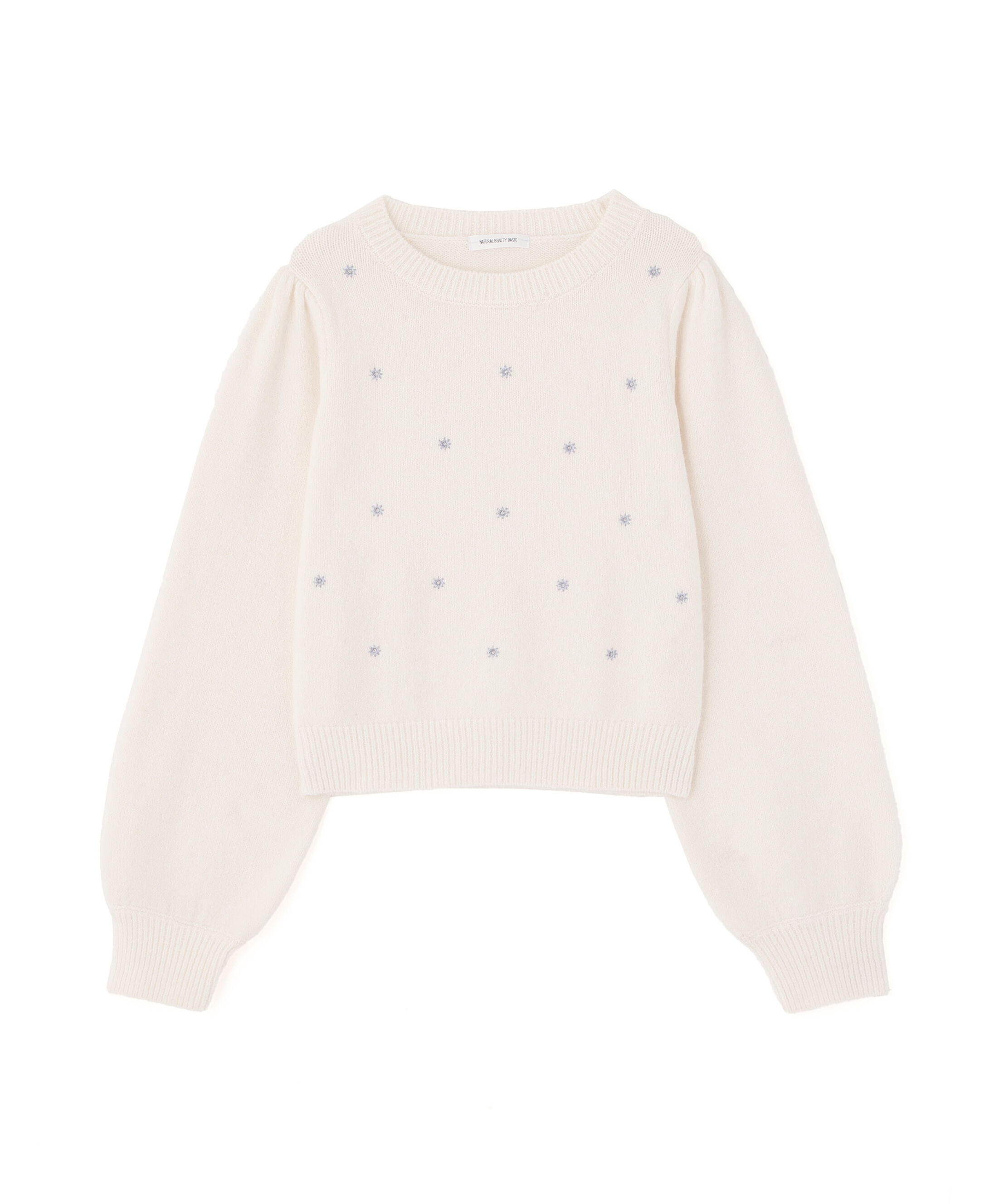  「フラワー刺繍ニット」|ニット・セーター|