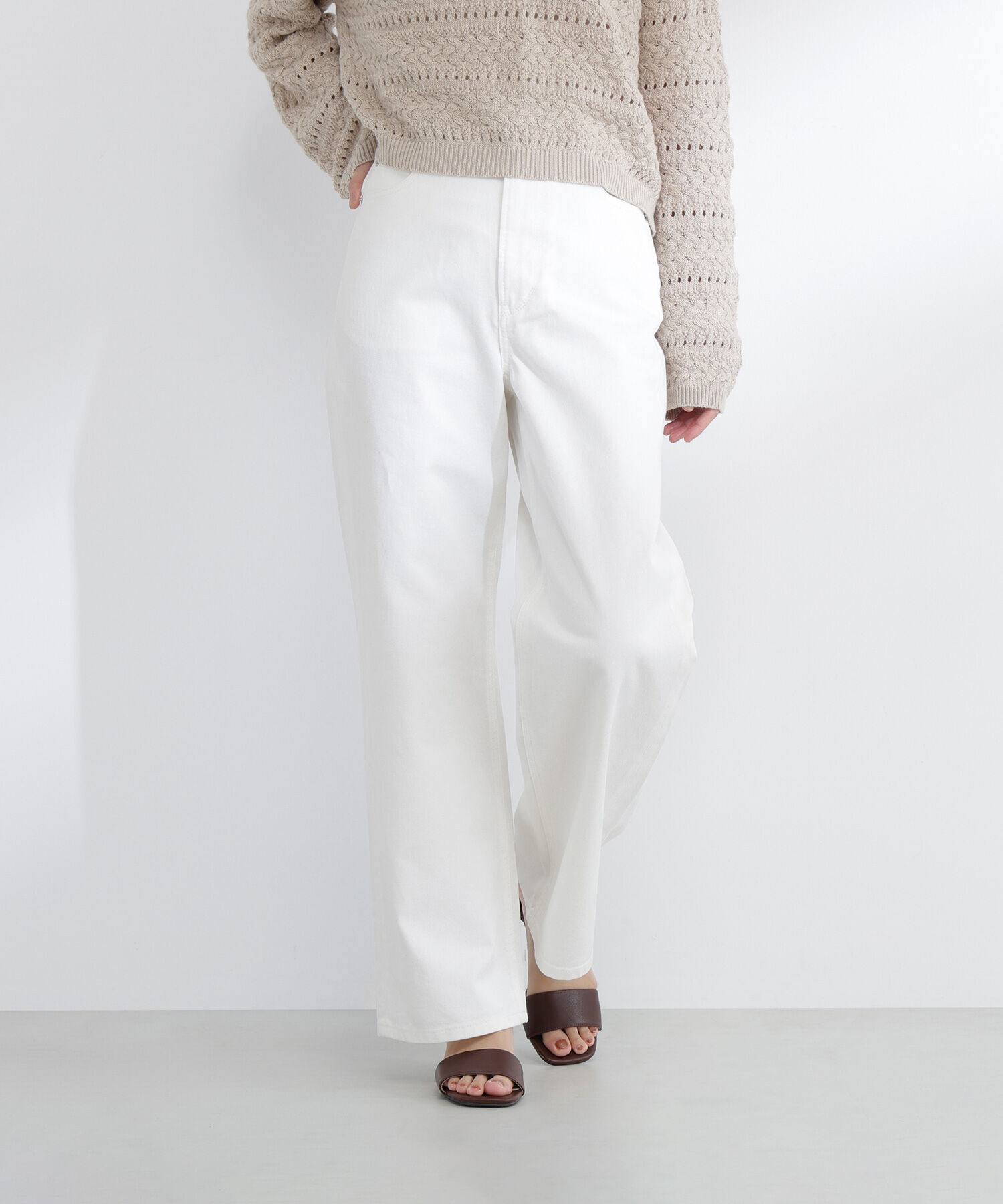  「ワイドストレートデニムパンツ」|その他|